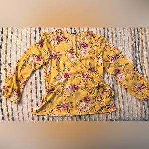 Pleione floral blouse